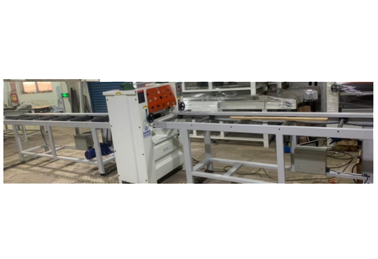 Máquina para aplicar adhesivo a tiras con conveyors