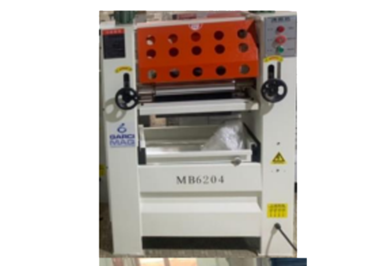 Máquina para aplicar adhesivo a tiras de madera